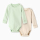 Комплект боди детских MINAKU: Basic Line BABY, рост 80-86 см, шалфей, бежевый