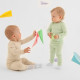 Комплект боди детских MINAKU: Basic Line BABY, рост 68-74 см, шалфей, бежевый