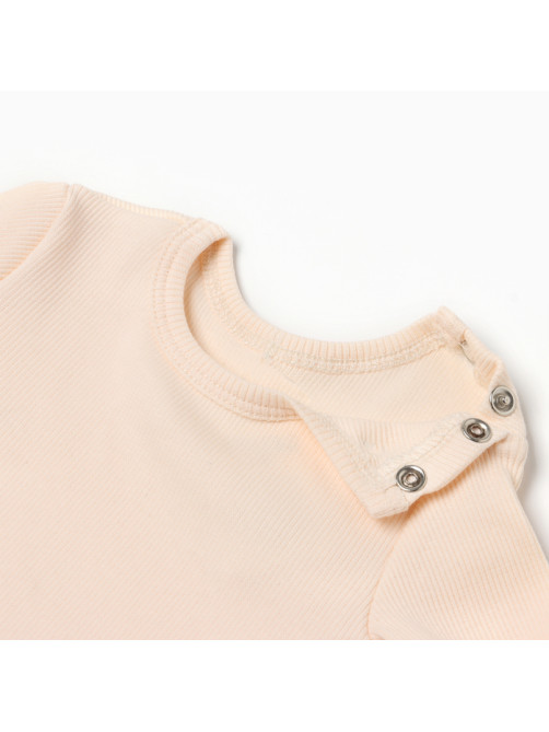Комплект боди детских MINAKU: Basic Line BABY, рост 86-92 см, цвет молочный, кремовый