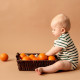 Боди детское «Крошка Я» Oranges, рост 74-80, цвет молочный