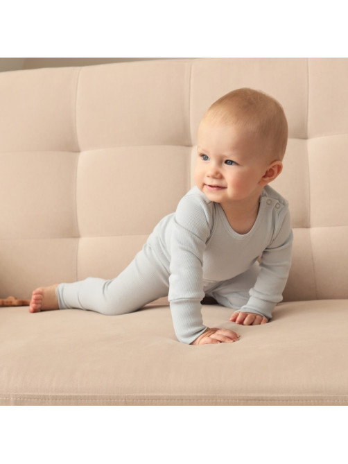 Комплект боди детских MINAKU: Basic Line BABY, рост 62-68 см, светло-серый, графит