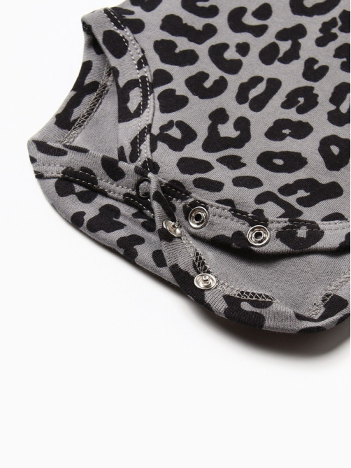 Боди для девочки «Крошка Я» Trendy grey, рост 62-68 см