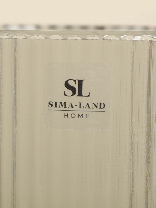 Бокалы для вина SL Home «Модерн», 250 мл, 8×14.5 см, набор 2 шт., стекло, графитовые