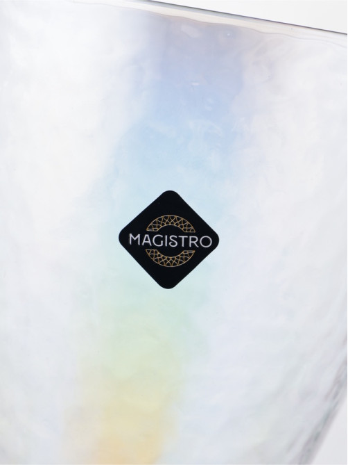 Набор бокалов для вина Magistro «Жемчуг» 400 мл, 6 шт., стекло, перламутровый