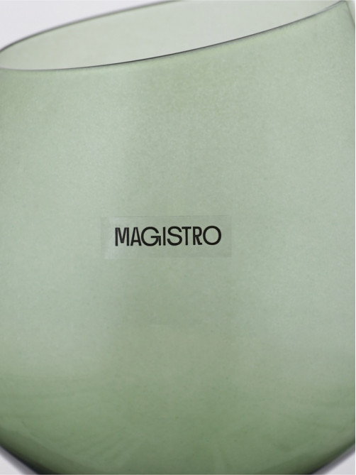 Набор бокалов для вина Magistro «Иллюзия», 540 мл, 4 шт., 10×24 см, зелёные
