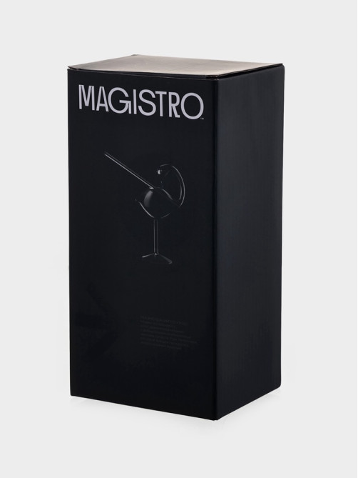Бокал для коктейля Magistro «Лебедь», 170 мл, 7×20 см, с трубочкой, стекло, прозрачный