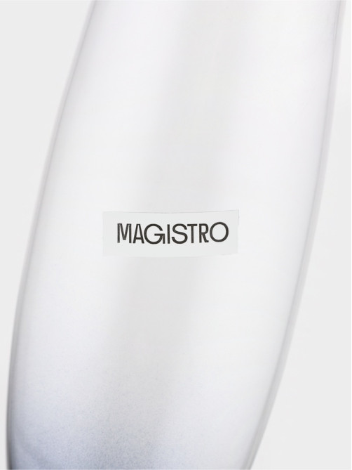 Набор бокалов для шампанского Magistro «Иллюзия», 160 мл, 6 шт., 5.5×27.5 см, синие ножки, прозрачные