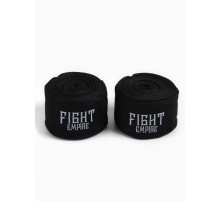 Бинты боксёрские FIGHT EMPIRE, 5 м, эластичные, чёрные