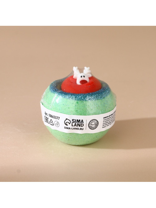 Бомбочка с игрушкой URAL LAB, 140 г, МИКС