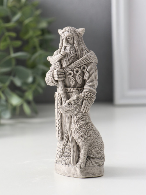 Фигурка славянский бог «Велес», 11×5×4 см, серая