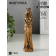 Фигурка «Богиня Бастет», 14×3×3 см, гипс под бронзу винтаж