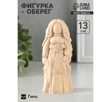 Фигурка - оберег «Берегиня манилка на любовь», 13×5 см, бежевая, с эффектом состаривания