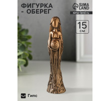 Фигурка - оберег «Луна», 15×4×4 см, гипс под бронзу винтаж