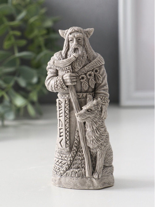 Фигурка славянский бог «Велес», 11×5×4 см, серая
