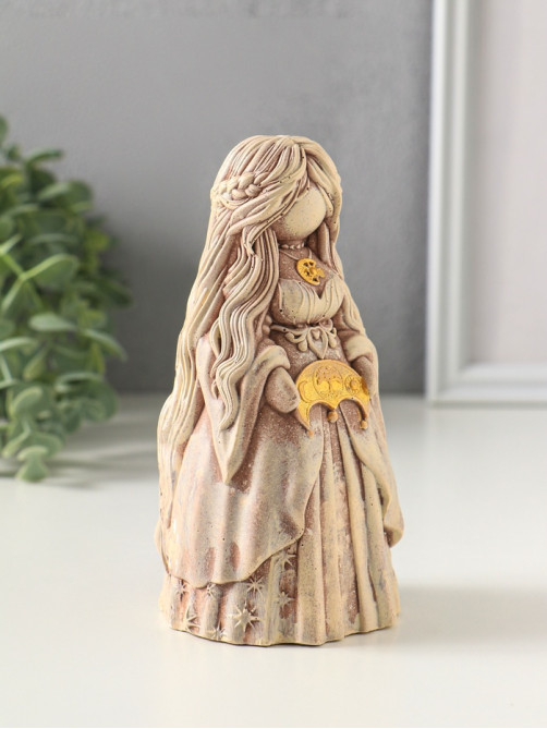 Фигурка гипс «Берегиня Лунница», 14×7 см, слоновая кость