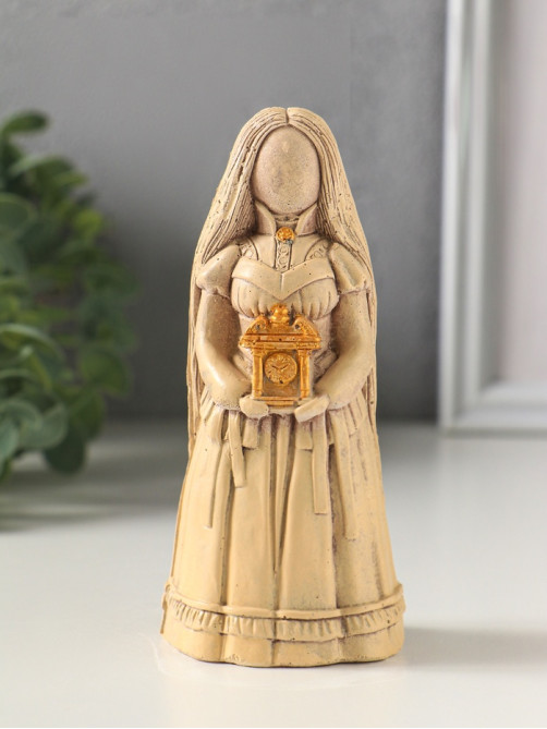 Фигурка гипс «Берегиня Хранительница времени», 13.5×5×5.5 см, слоновая кость