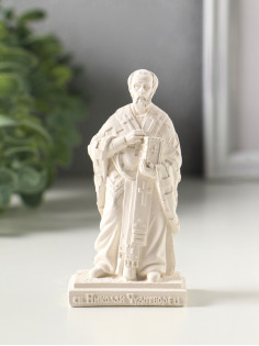 Фигурка гипс «Николай Чудотворец», 10×5×3 см