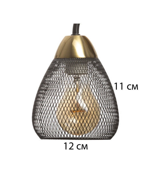 Бра «Дассе» 1хЕ27 40 Вт черно-бронзовый 24×13×14 см
