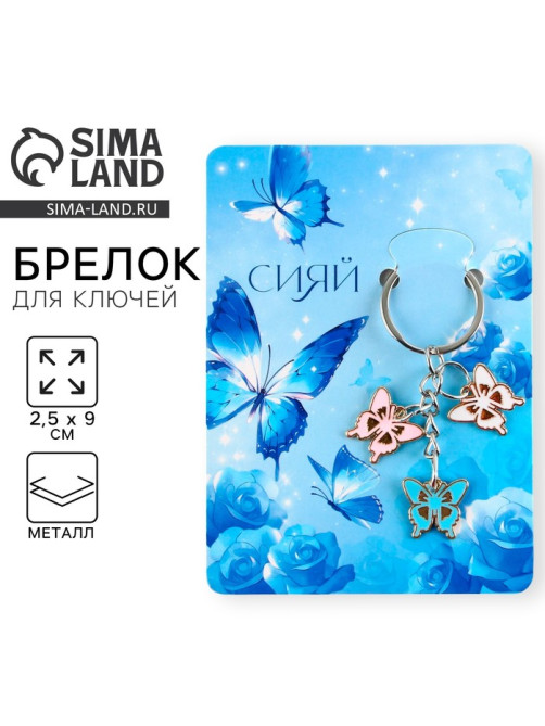 Брелок для ключей «Сияй», 2.5×9 см