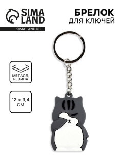 Брелок для ключей «Кот», 10×3.4 см