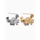Брошь «Клевер», кошачий глаз, МИКС