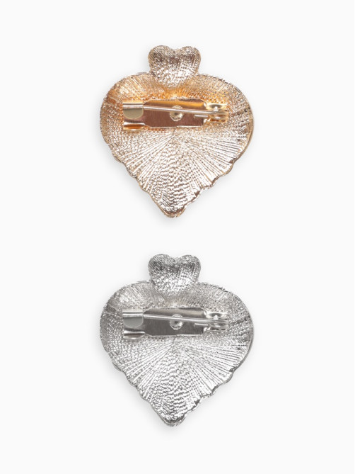 Брошь «Сердце из рукопожатия», МИКС