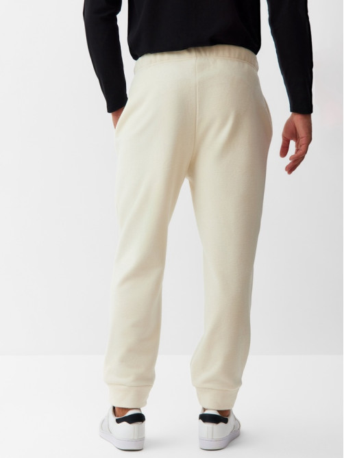 Брюки флисовые мужские спортивные MINAKU: Fleece Soft, размер 48, бежевые