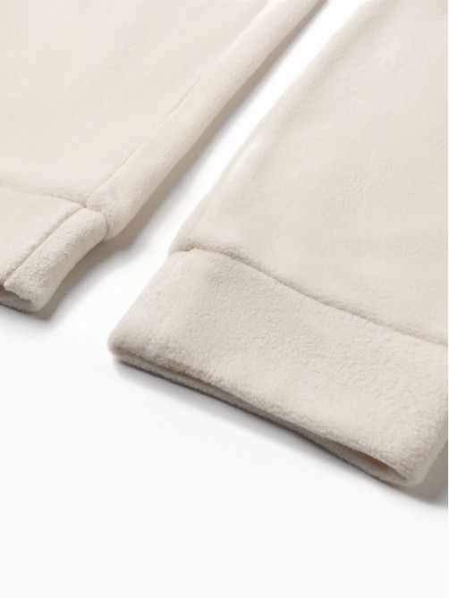 Брюки флисовые мужские спортивные MINAKU: Fleece Soft, размер 46, бежевые
