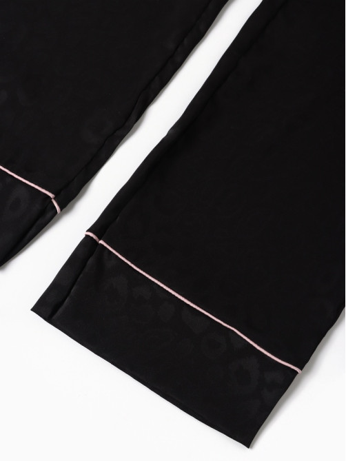 Брюки домашние женские KAFTAN Leo black collection, размер 40-42