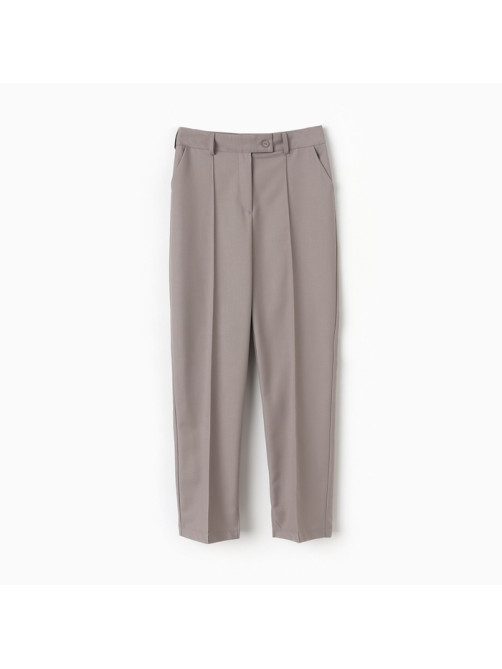 Брюки женские зауженные MINAKU: Casual Collection, бежевые, размер 50