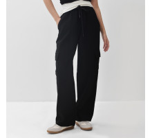 Брюки женские карго MIST, размер 40 (XS), чёрные