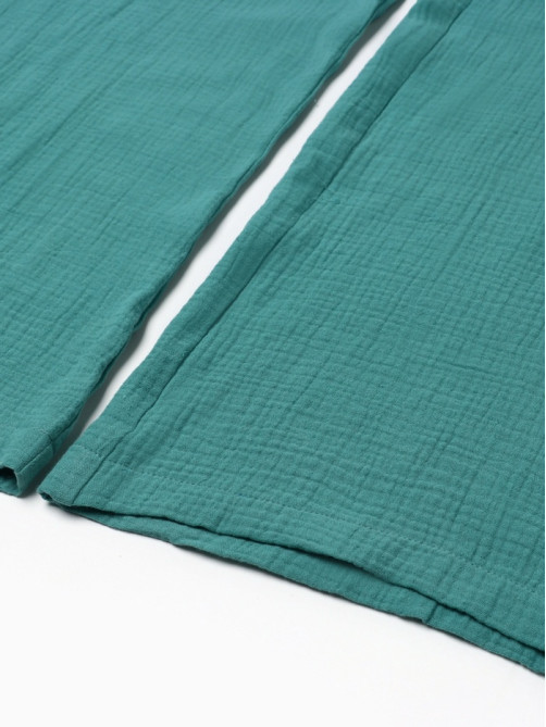 Брюки женские MIST Muslin, размер 40 (XS), бирюзовые