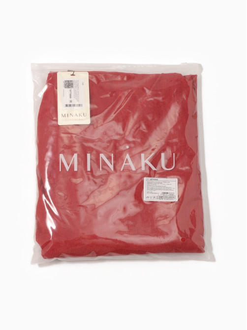 Брюки женские палаццо MINAKU, кирпичные, размер 50