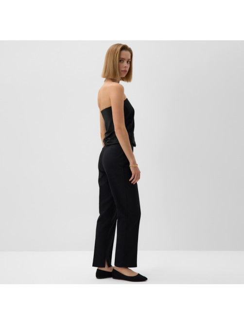 Брюки женские зауженные MINAKU: Casual Collection, чёрные, размер 50