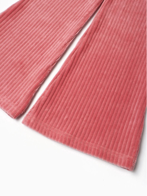 Брюки детские вельветовые KAFTAN, размер 30 (98-104 см), розовые
