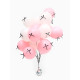 Воздушные шары, набор «Розовый», 44 предмета
