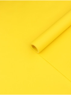 Бумага упаковочная крафт, двусторонняя, желтый, 0.68×10±5% м