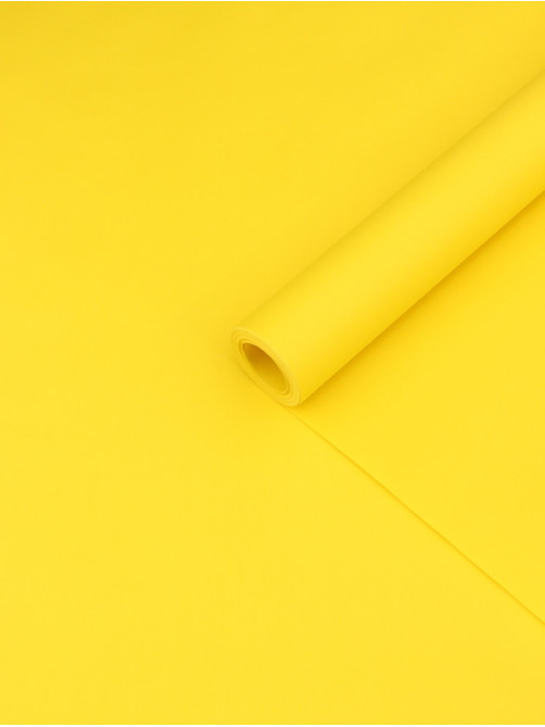 Бумага упаковочная крафт, двусторонняя, желтый, 0.68×10±5% м