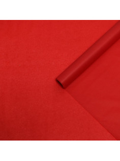 Бумага упаковочная тишью, красный, 50 см × 10 м