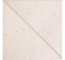 Бумага упаковочная тишью, «Конфетти», белая, 50×66 см