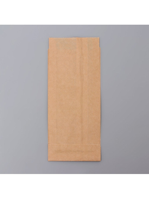 Пакет бумажный фасовочный, крафт, V-образное дно, 8×2×20 см