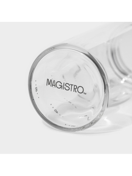 Диспенсер для масла Magistro «Мист», 200 мл, 5.5×17.5 см, с мерной шкалой, стекло, прозрачный