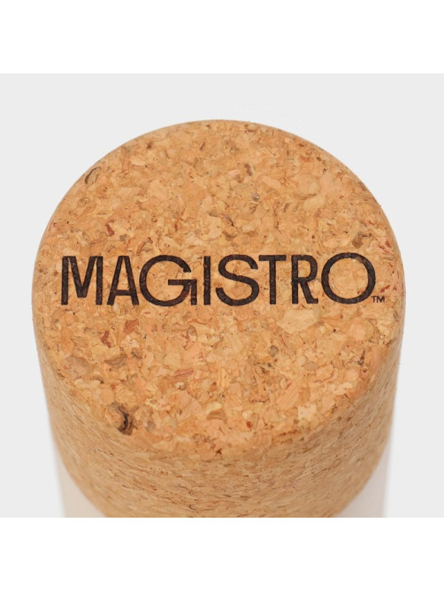 Бутылка для воды Magistro Cork, c элементами пробки, 450 мл, 7×7×23 см, пластик, бежевая