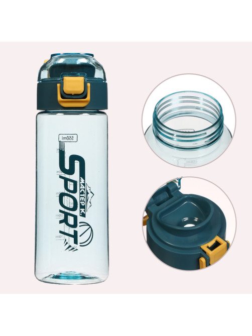 Бутылка для воды SPORT, 550 мл, 20.5×7×4.8 см