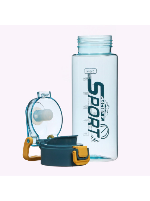 Бутылка для воды SPORT, 550 мл, 20.5×7×4.8 см