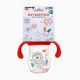 Бутылочка для кормления Крошка Я Baby time collection, широкое горло, от 6 мес., 240 мл, красная