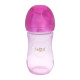 Бутылочка для кормления с наклейками Juicy от 0 мес., 250 мл., фиолетовая, M&B