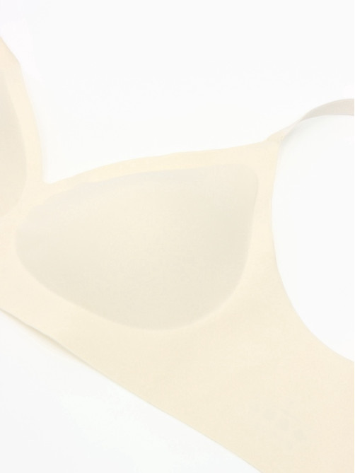 Бюстгальтер женский бесшовный MINAKU, размер 40-42 (S), цвет молочный