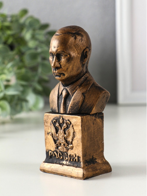 Бюст «Путин В.В.», фигурка гипс, 12×5.5×4.5 см