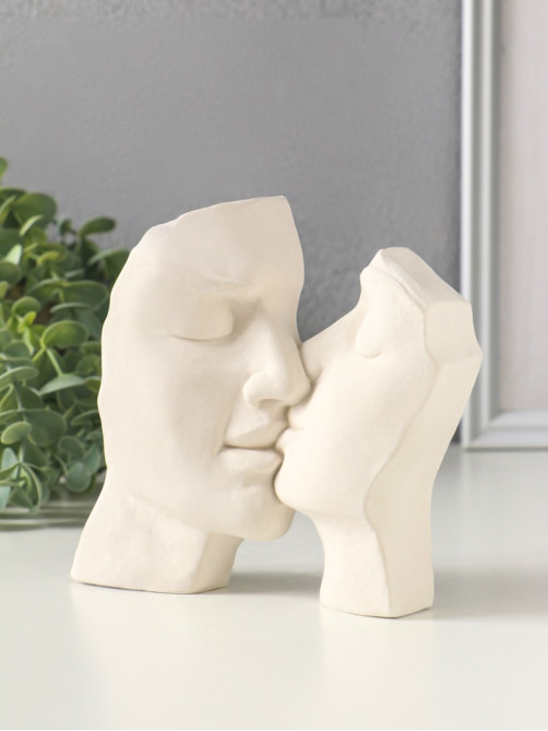 Фигурка «Ромео и Джульетта - поцелуй», 13×13×3 см, гипс